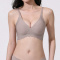 sexy slight stretch 4 colors solid color traceless padded bras_Black_Pink_Light Purple