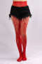 sexy high stretch 5 colors lace hollow see-through tights_Black_White_Red