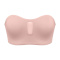 sexy high stretch non-slip tube top seamless thin bra_Black_Pink
