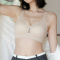 sexy slight stretch 5colors traceless solid color padded bras(size run small)_Black_White_Gray_Brown_Nude