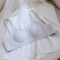 sexy slight stretch 5colors traceless solid color padded bras(size run small)_Black_White_Gray
