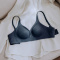 sexy slight stretch 5colors traceless solid color padded bras(size run small)_Black