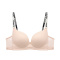 sexy slight stretch 5color letter printing traceless padded bras(size run small)_Black_Pink