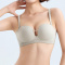 sexy slight stretch 4colors traceless gather padded bras(size run small)_Black_Gray