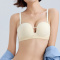 sexy slight stretch 4colors traceless gather padded bras(size run small)_Black_Gray_Beige