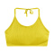 sexy slight stretch halter-neck 6 colors padded bras(suitable for 82-130lbs)_Black_White_Gray_Red_Magenta_Yellow