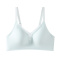 sexy slight stretch 5 colors solid color traceless padded bras(asia size)_Black_Magenta_Aqua Green