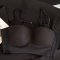 sexy slight stretch solid color 4 colors padded bras(asia size)_Black