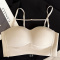 sexy slight stretch solid color 4 colors padded bras(asia size)_Black_Light Purple_Beige