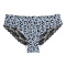 sexy slight stretch leopard print lace splicing mid waist briefs_Haze Blue