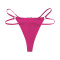 sexy slight stretch 9 colors no trace quick-dry heart shaped metal ring thongs_Black_White_Pink_Light Pink_Magenta