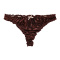 sexy slight stretch 7 colors solid satin low waist thong_Black_Light Pink_Beige_Khaki _Brown_Reddish Brown