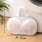 one pc new machine washable contrast color underwear washing net bag_Gray_Pink_Orange_Sky Blue_Beige