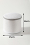 one pc new contrast color machine washable cylinder underwear washing net bag_Gray