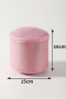 one pc new 3 colors machine washable cylinder underwear washing net bag_Pink