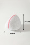 one pc new machine washable shell shape underwear washing net bag_White
