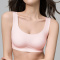 sexy slight stretch solid color 5 colors traceless padded bras(size run small)_Black_Pink