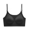 slight stretch 4 colors solid color padded bras(size run small)_Black