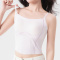 sexy slight stretch 4 colors letter printing padded bras(size run small)_Black_Pink