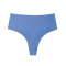 sexy slight stretch 5 colors solid color high-waist traceless thong_White_Magenta_Haze Blue