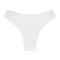 sexy slight stretch solid color no trace thin breathable quick-drying briefs_Black_White