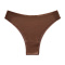 sexy slight stretch solid color no trace thin breathable quick-drying briefs_Black_White_Beige_Khaki _Brown_Reddish Brown