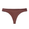 sexy plus size slight stretch 9 colors solid color traceless thong_Black_White_Gray_Pink_Red_Purple_Khaki _Brown
