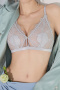 sexy slight stretch lace 4 colors padded bras(asia size)_Black_Gray