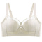 sexy slight stretch stitching mesh with underwire padded bras(asia size)_Black_White