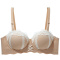 sexy slight stretch lace trim with underwire padded bras(asia size)_Black_White_Nude