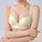 sexy slight stretch gather traceless padded bras(asia size)_Black_Light Green_Beige