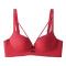sexy slight stretch 5 colors letter printing padded bras(asia size)_Black_White_Pink_Red