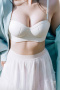 sexy slight stretch 4 colors breathable gather padded bras(asia size)_Black_Gray_Light Purple_Beige