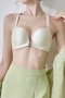 sexy slight stretch 4 colors lace straps front buckle padded bras(asia size)_Black_Dark Gray_Pink_Beige