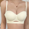 sexy slight stretch 4 colors gather detachable strap padded bras(asia size)_Black_Pink_Beige