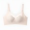sexy plus size high stretch thin breathable lifting and gathering bra_Black_Gray_Beige