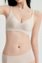 sexy slight stretch thin breathable lifting and gathering bra_Black_White_Aqua Green_Beige_Khaki