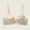 sexy slight stretch cross sling thin breathable lifting and gathering bra_Black_White_Pink_Beige