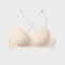 sexy slight stretch 4 colors backless breathable padded bras(asia size)_Black_White_Beige