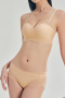 sexy slight stretch 4 colors removable straps gather padded bras(asia size)_Black_Light Green_Sky Blue_Nude