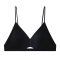 sexy slight stretch 5 colors breathable padded triangle bras(asia size)_Black