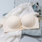 sexy slight stretch 4 colors tube design front buckle padded bras(asia size)_Black_Pink_Beige