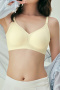 sexy slight stretch 5 colors traceless gather padded bras(size run small)_Black_Yellow