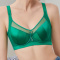 sexy slight stretch stitching mesh gather padded bras(with underwire,asia size)_Black_Gray_Green
