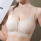 plus size slight stretch 5 colors breathable padded bras(asia size)_Black_Gray_Light Green_Beige_Nude