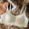 sexy plus size slight stretch soft traceless padded bras(asia size)_Black_Light Green_Light Purple_Beige