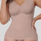sexy high stretch 3 colors v-neck solid color shapewear_Black_White_Nude