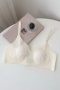 plus size slight stretch 4 colors traceless latex padded bras_Black_Pink_Sky Blue_Beige