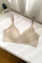 sexy slight stretch 4 colors solid color traceless soft padded bras_Black_Yellow_Beige_Nude