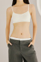 sexy slight stretch 5 colors traceless padded bras(asia size)_Black_White
